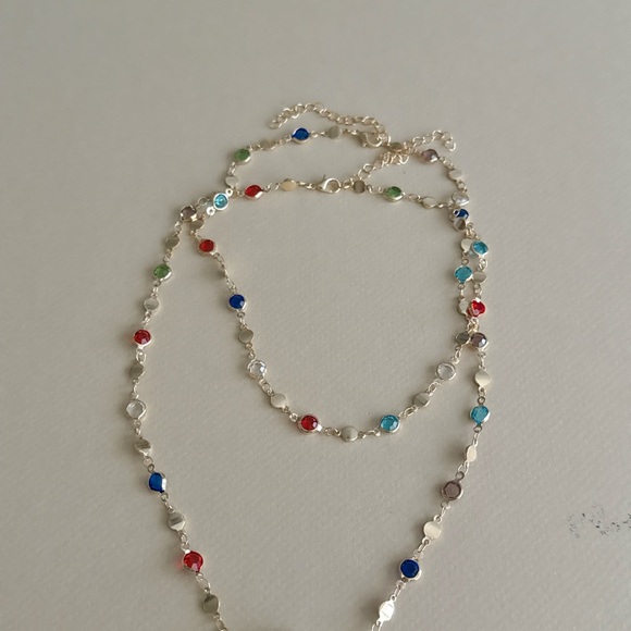 Multicolor Floral Necklace N1828 - Picture 4 of 5